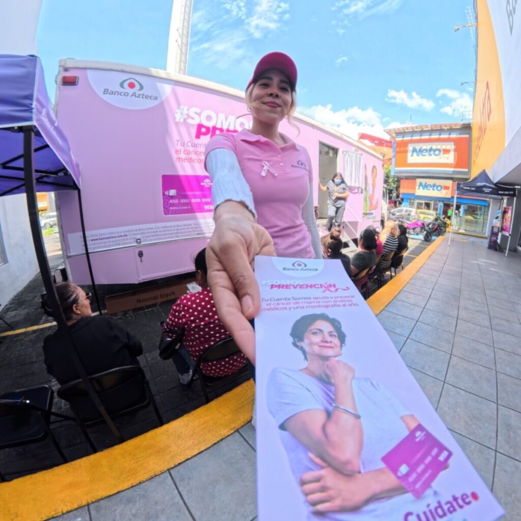 Banco Azteca une salud e inclusión con la Ruta de la Prevención