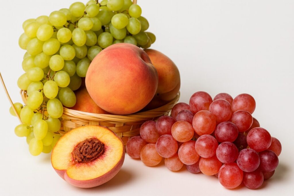 Frutas frescas como papaya, plátano y guayaba, alternativas económicas a las frutas importadas