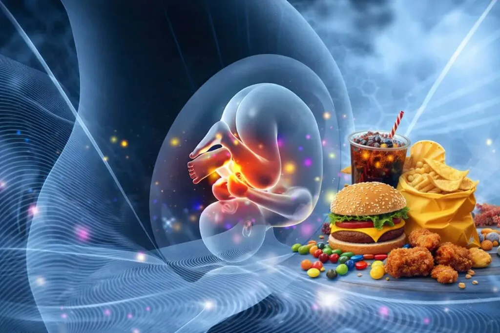 Consumo de alimentos ultraprocesados fertilidad y desarrollo fetal en México con productos procesados y opciones saludables