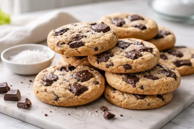 Galletas shortbread chocolate con mantequilla cacao y sal en un equilibrio indulgente y moderado