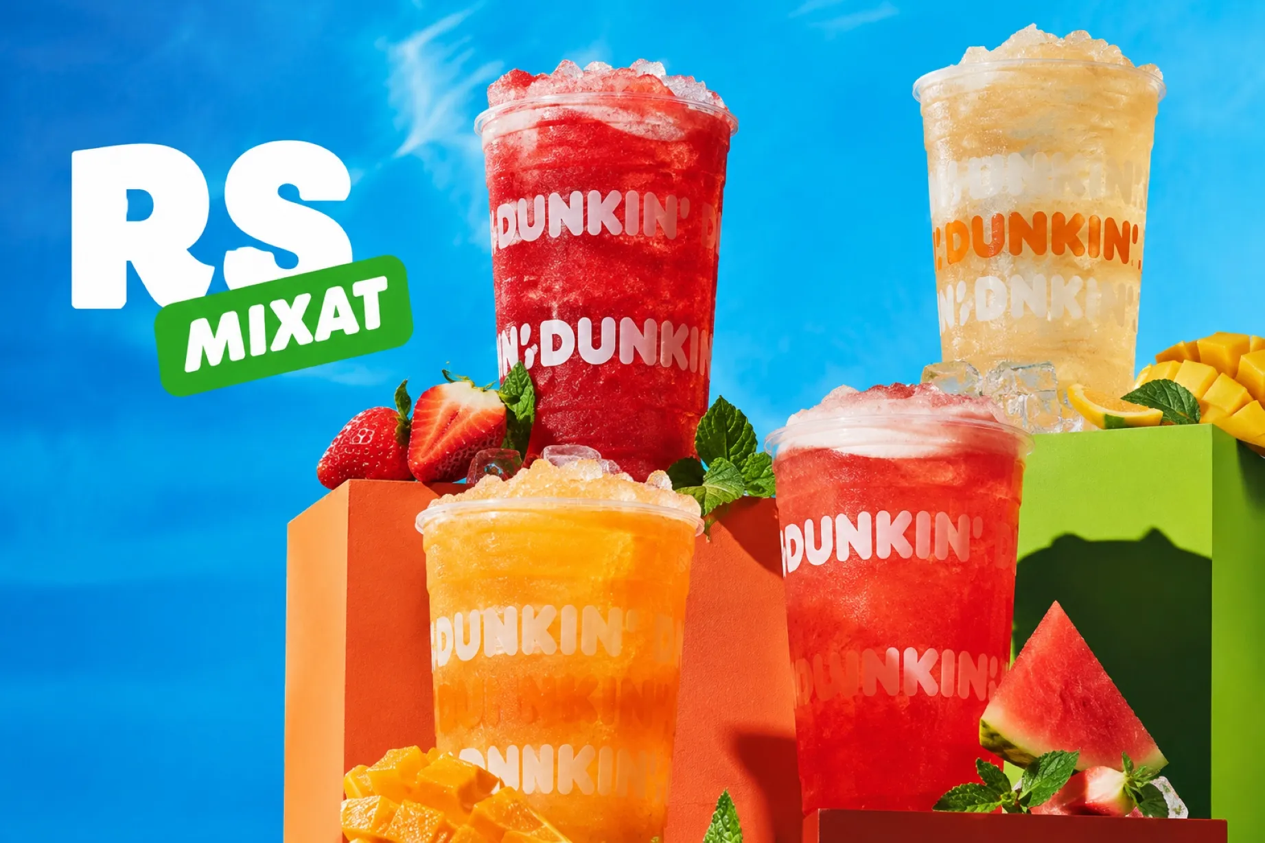 Campaña Dunkin verano con bebidas frías y estrategia digital en España
