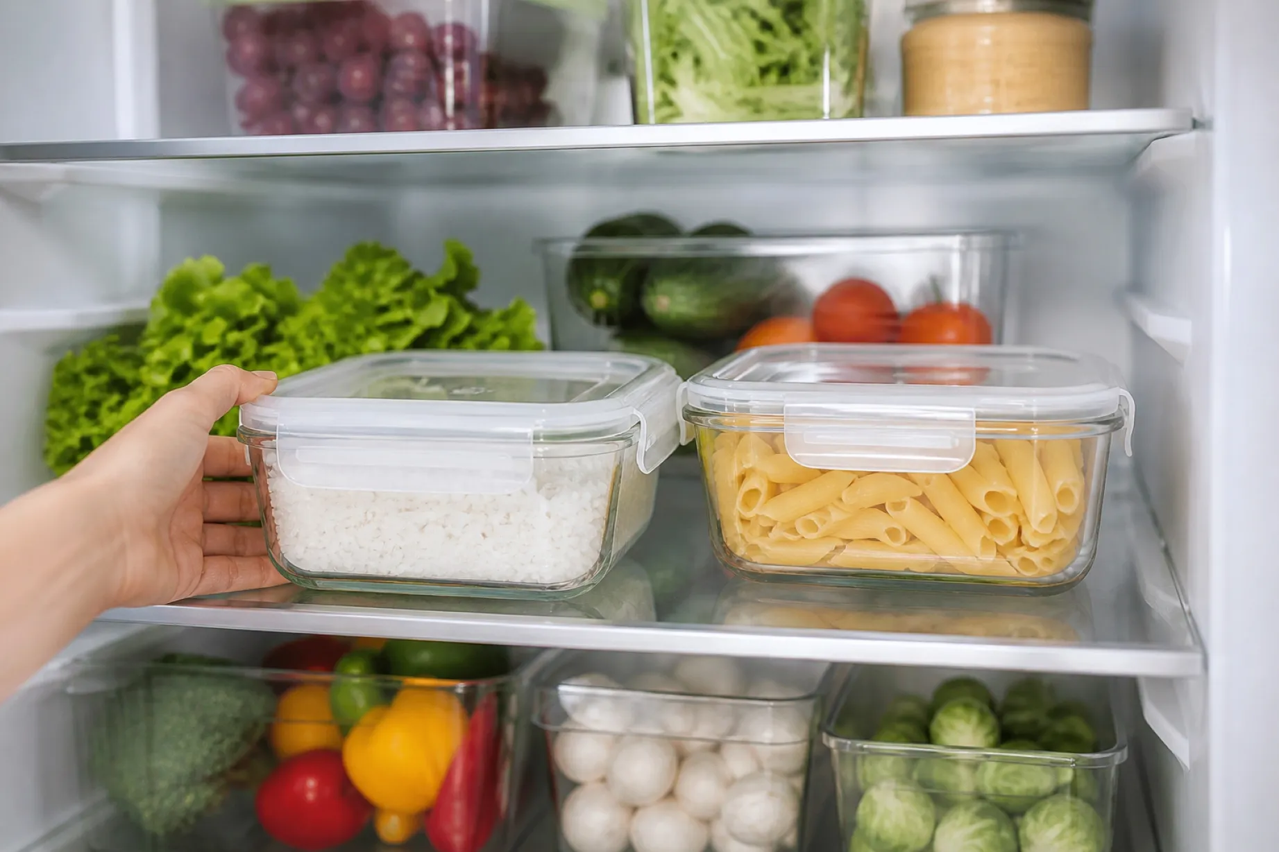 Refrigerar pasta y arroz reduce bacterias y previene intoxicaciones en alimentos cocidos