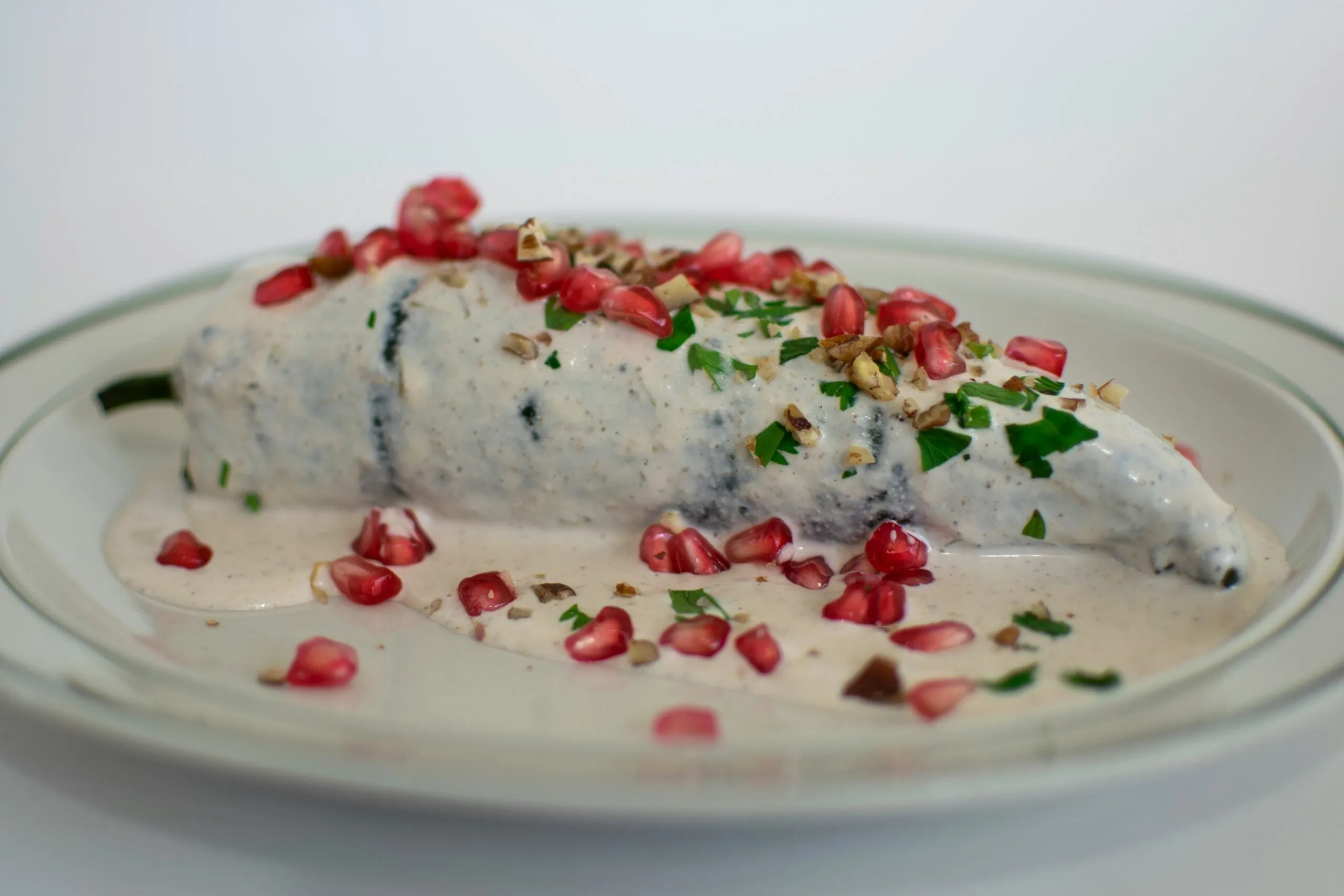 Festival de Chile en Nogada en Puebla con gastronomía tradicional y vistas espectaculares a volcanes