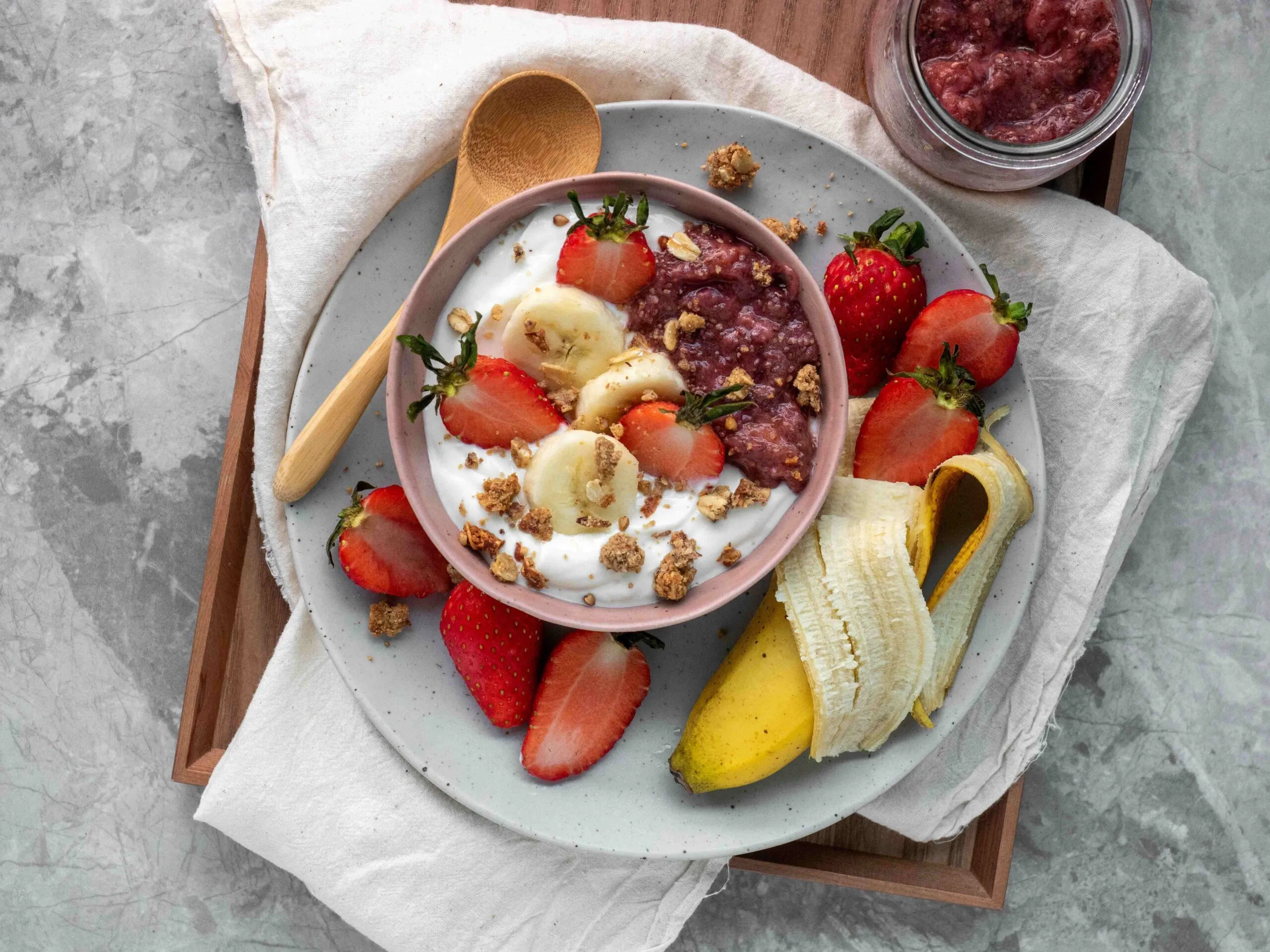 Alimentos saciantes con proteínas y fibra que ayudan a controlar el apetito y favorecen una alimentación equilibrada.