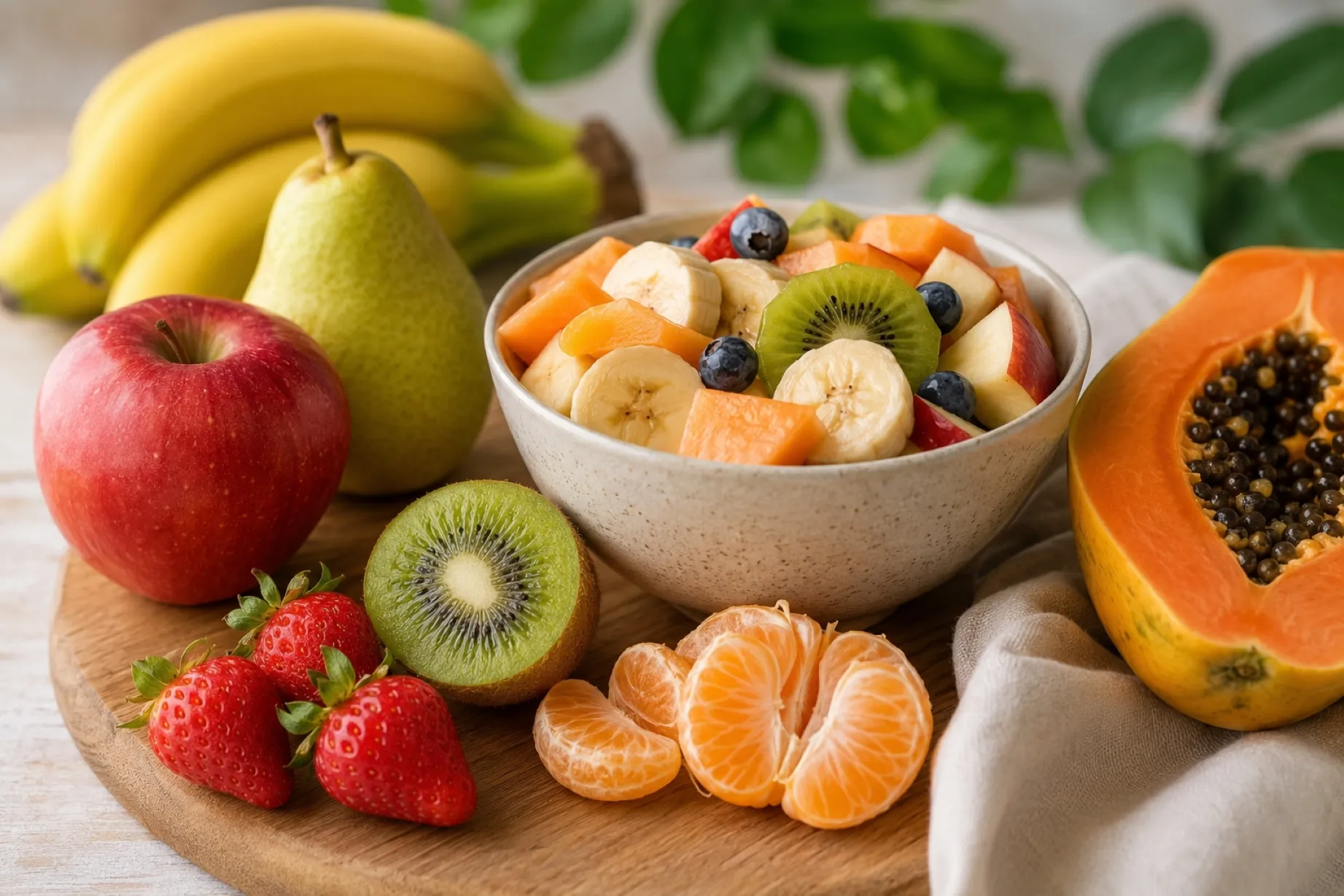Frutas para diabetes recomendadas para personas con reflujo y colon irritable dentro de una alimentación saludable.