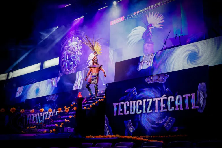 Mitos en el Ring rescata la cosmovisión prehispánica en la Arena México