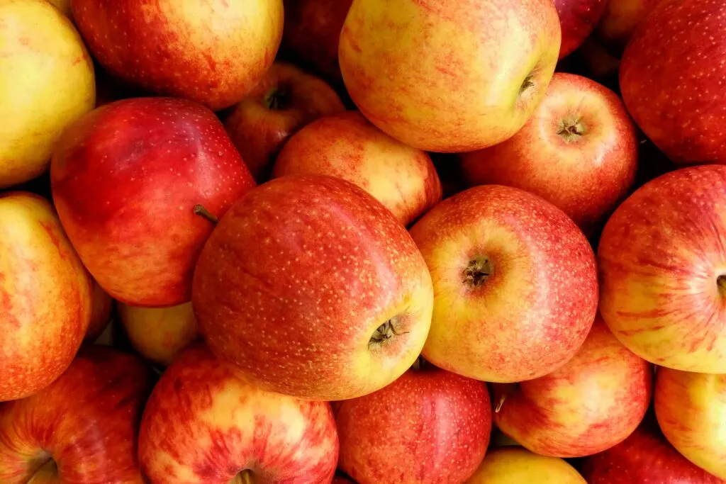 Beneficios de la manzana por su aporte de fibra y antioxidantes en una alimentación equilibrada