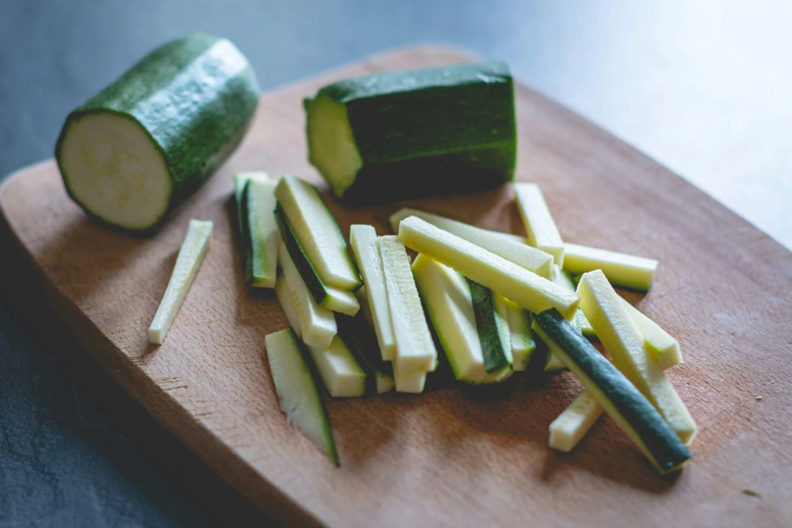 Calabacín para la salud intestinal como fuente de fibra, agua y nutrientes