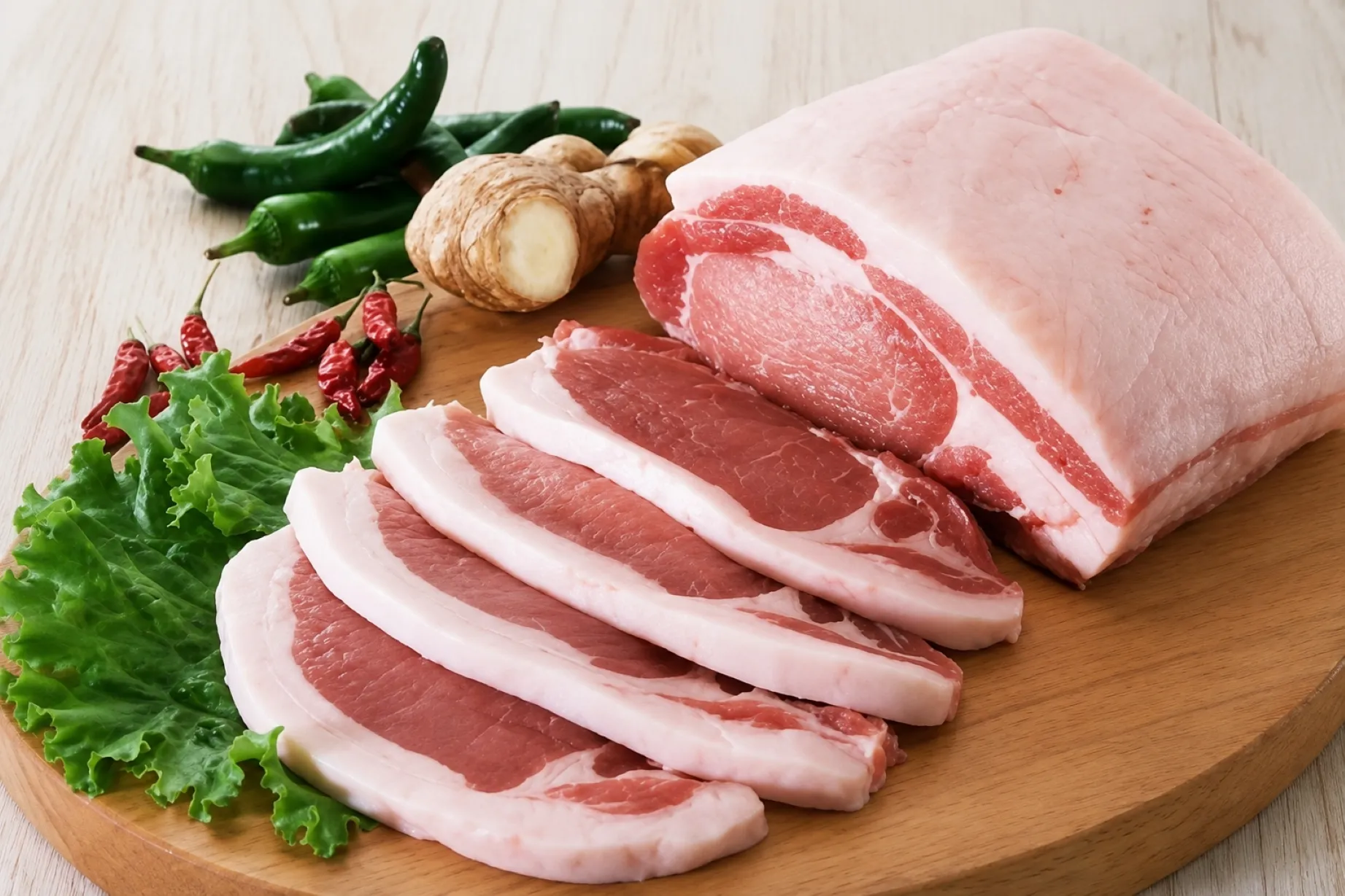 Carne de cerdo con cortes magros, proteínas, hierro y zinc dentro de una alimentación saludable
