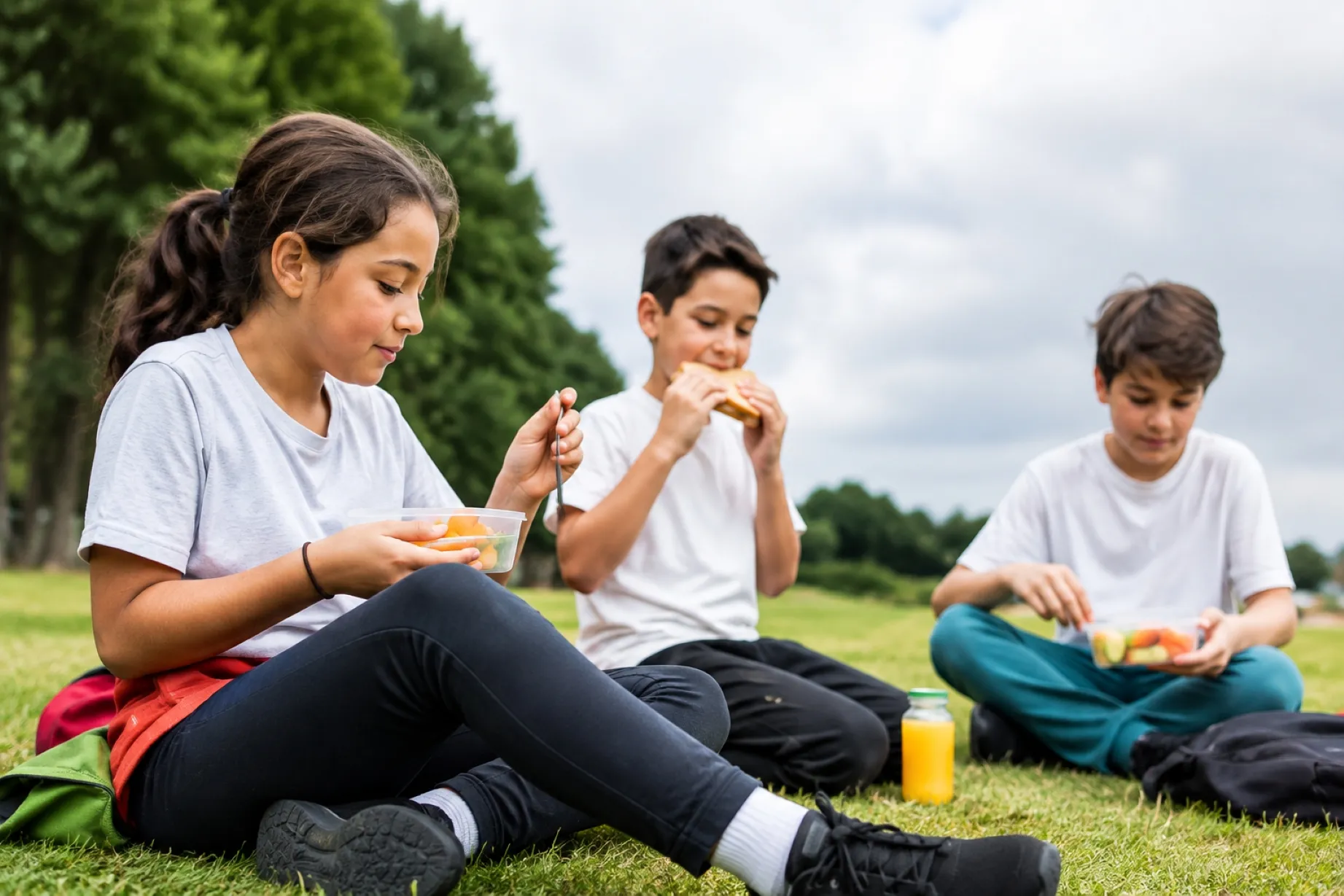 Educación nutricional para jóvenes deportistas con alimentación saludable para apoyar fuerza, crecimiento y rendimiento