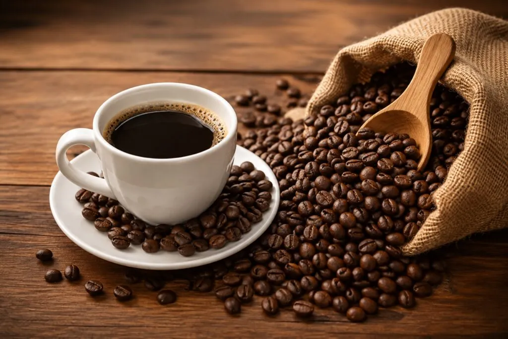 Taza de café filtrado preparada con filtro de papel para reducir compuestos asociados al colesterol LDL y favorecer la salud cardiovascular.