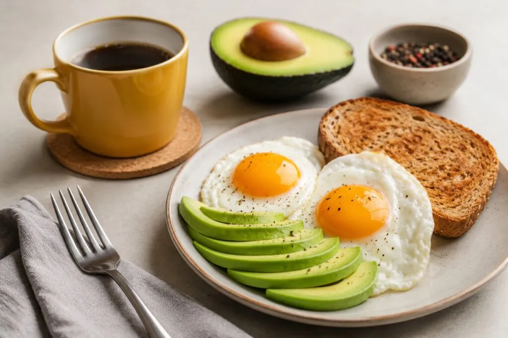 Dieta de Cristiano Ronaldo con huevos, palta y café como parte de una alimentación enfocada en el rendimiento deportivo.