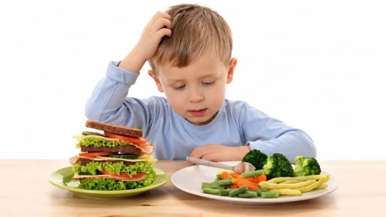 Niños disfrutando alimentos saludables y agua durante las vacaciones de verano
