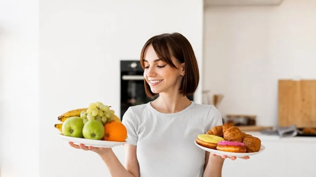 Alimentos nutritivos relacionados con una alimentación equilibrada durante el ciclo menstrual
