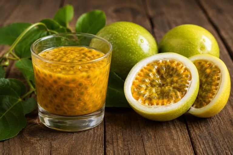 Maracuyá fresco utilizado en bebidas, yogures y postres, reflejando el crecimiento de su cultivo y consumo en España.