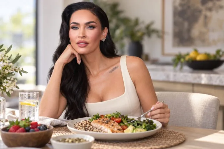 Megan Fox apuesta por una alimentación flexible basada en variedad nutricional y hábitos sostenibles sin restricciones extremas.